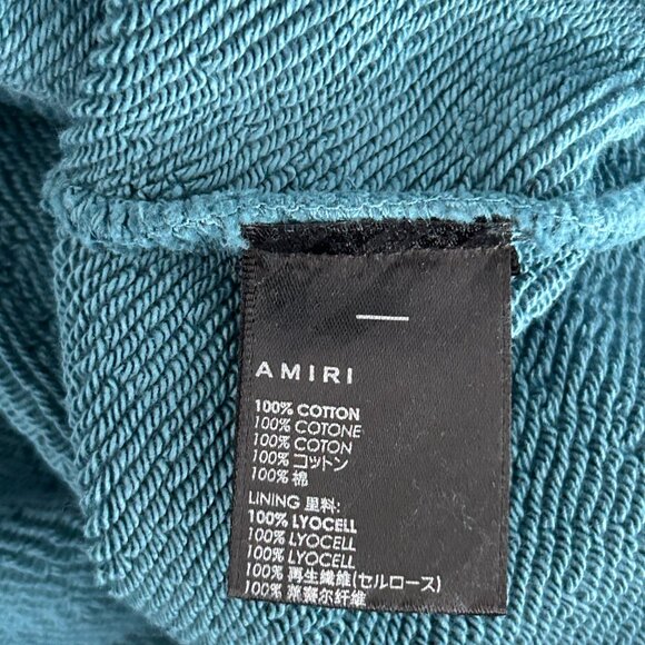 Amiri Eden Rock Blue & White St. Barthelemy Hoodie - Picture 4 of 4